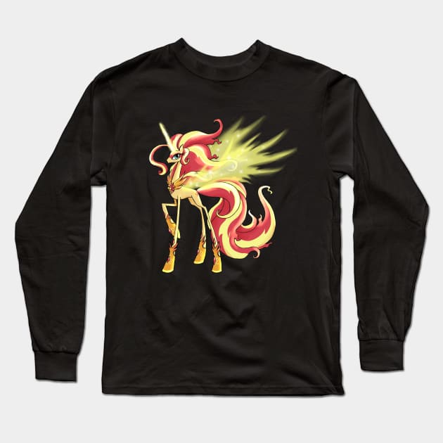 My Little Pony - Sunset Shimmer Alicorn Long Sleeve T-Shirt by Kaiserin